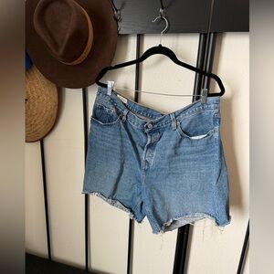 Levi's Blue Denim Women's Shorts